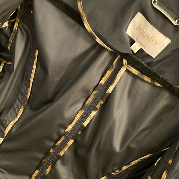 Laundry By Shelli Segal Trench Raincoat! Fabulous Fit Size XL!! Fabulous! - Picture 10 of 12